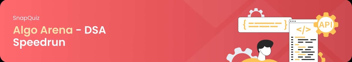 Algo Arena — DSA Speedrun #1 banner