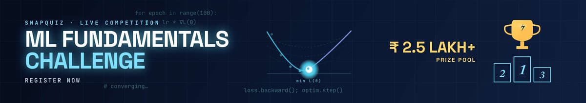 Machine Learning Fundamentals Challenge banner