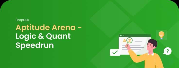 Aptitude Arena — Logic & Quant Speedrun #1 banner