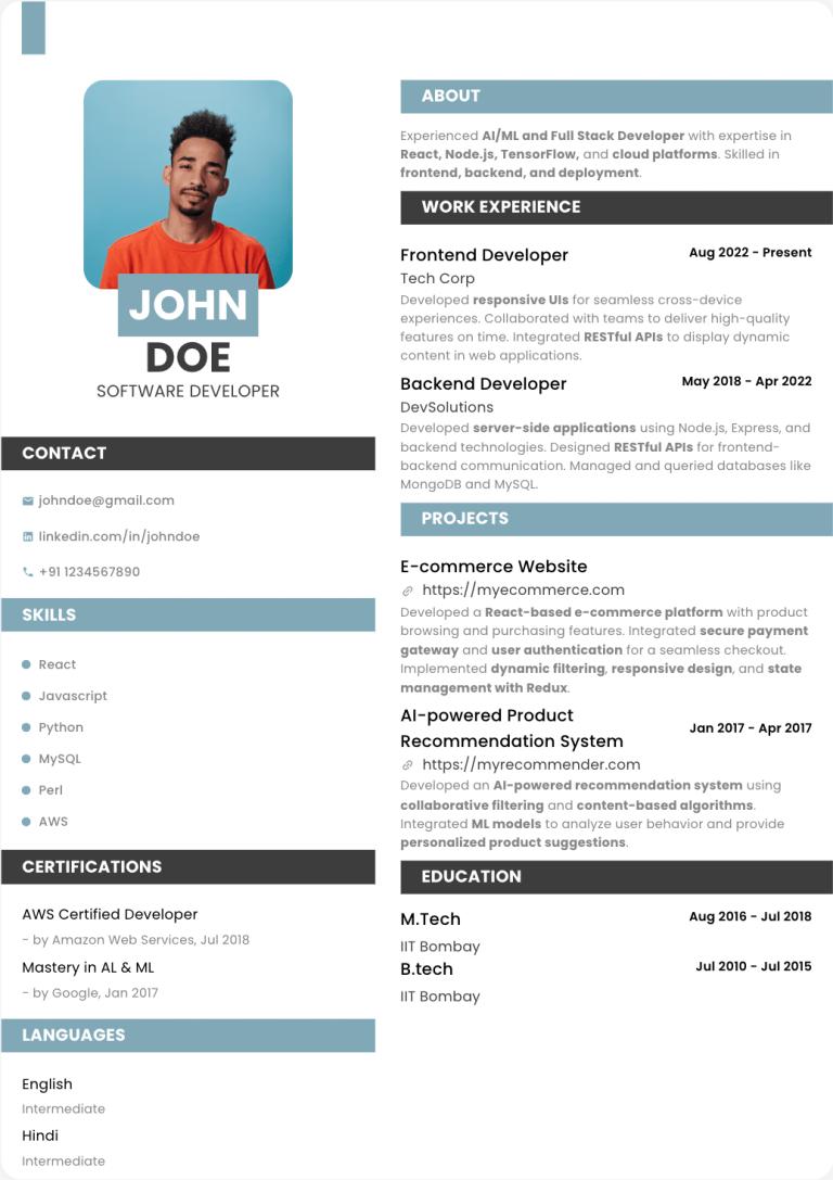 Abekus Resume Template 9